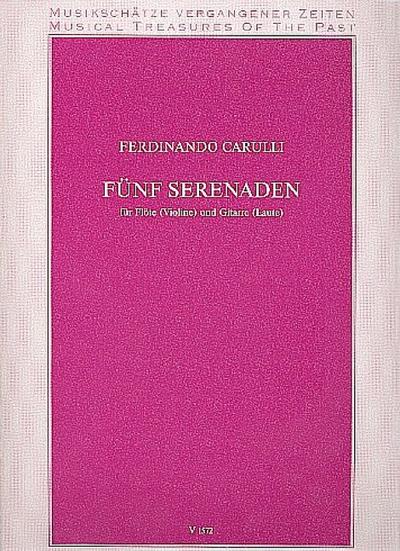 5 Serenadenfür Flöte und Gitarre