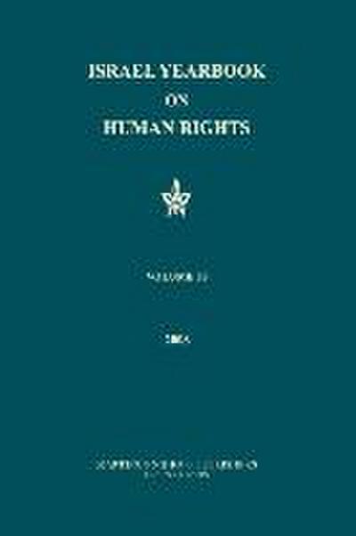 Israel Yearbook on Human Rights, Volume 38 (2008)