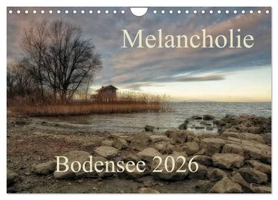 Melancholie-Bodensee 2026 (Wandkalender 2026 DIN A4 quer), CALVENDO Monatskalender