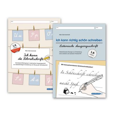 Ich kann die Schreibschrift LA und Übungsheft - Ich kann richtig schön schreiben - Ausgabe Lateinische Ausgangsschrift - 2 Hefte