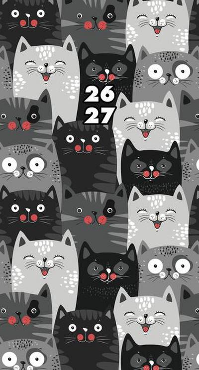 Purrfect 2-Year 2026-27 3.5 X 6.5 Monthly Pocket Planner