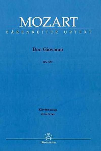Don Giovanni KV 527, Text Deutsch-Italienisch, Klavierauszug
