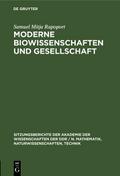 Moderne Biowissenschaften und Gesellschaft