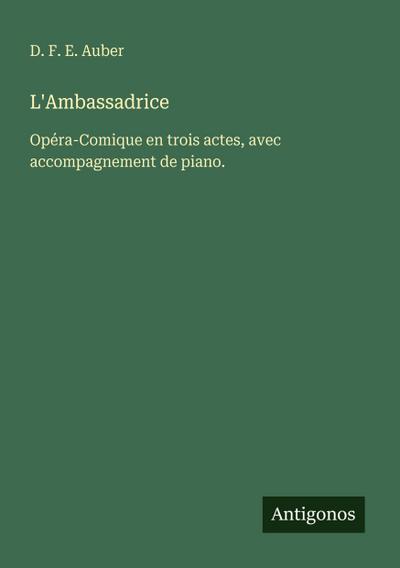 L’Ambassadrice