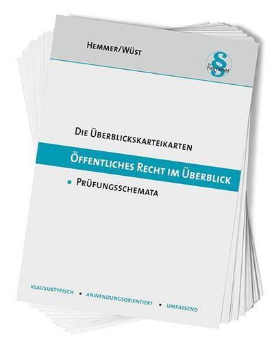 Die Überblickskarteikarten Öffentliches Recht im Überblick