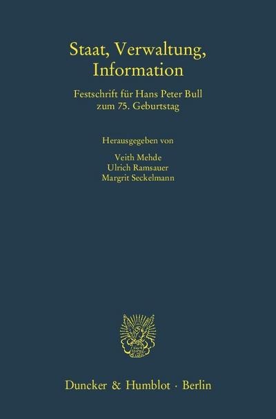 Staat, Verwaltung, Information