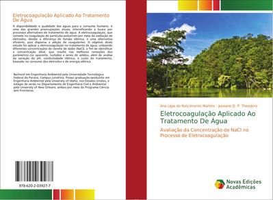 Eletrocoagulação Aplicado Ao Tratamento De Água