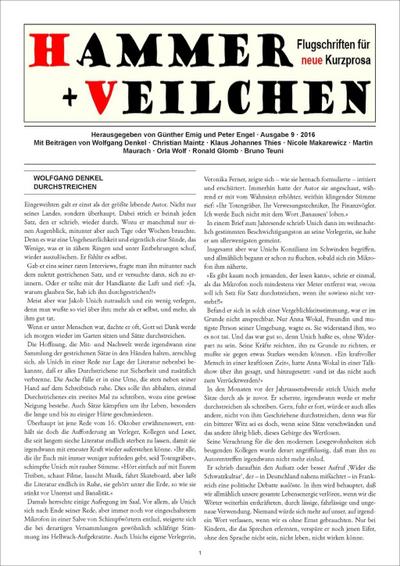 Hammer + Veilchen Nr. 9