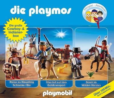 Die Playmos Hörspiel-Box Cowboy und Indianer