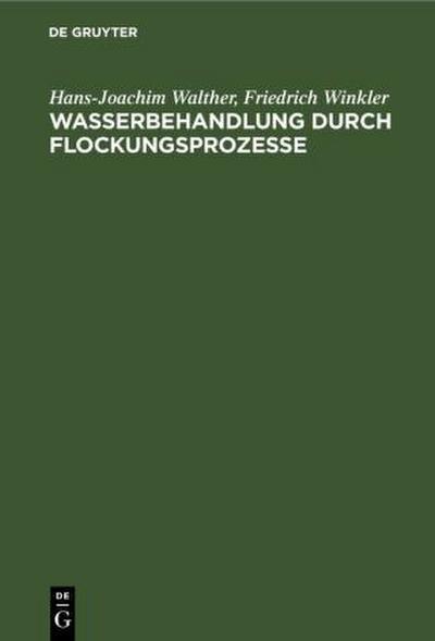 Wasserbehandlung durch Flockungsprozesse
