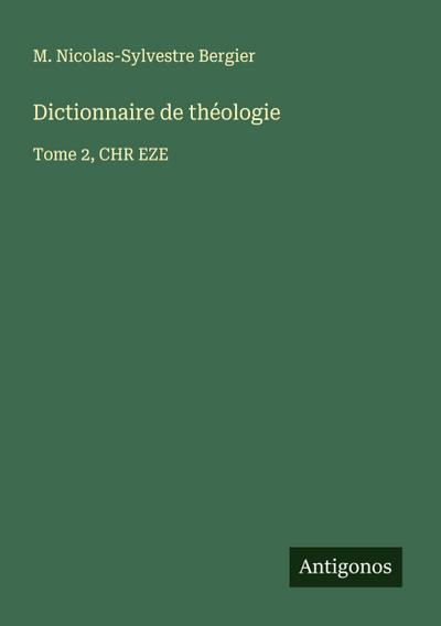 Dictionnaire de théologie