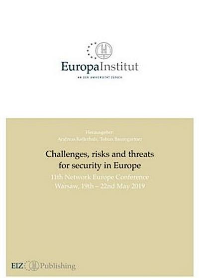 Challenges, risks and threats for security in Europe