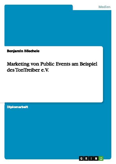 Marketing von Public Events am Beispiel des TonTreiber e.V.