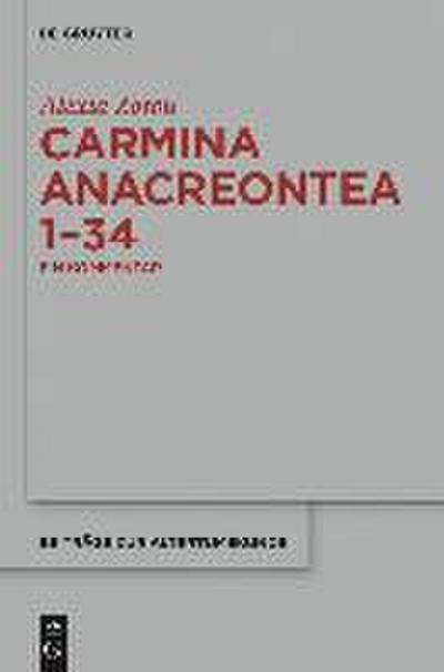 Carmina anacreontea 1-34
