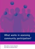 What works in assessing community participation?