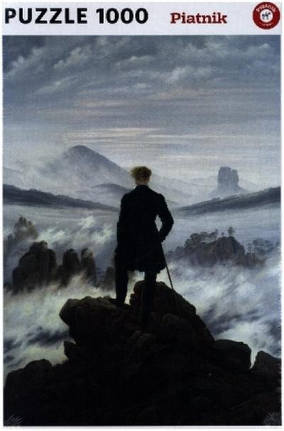 Friedrich - Wanderer über dem Nebelmeer - 1000 Teile Puzzle