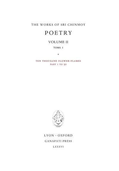Poetry II, tome 1