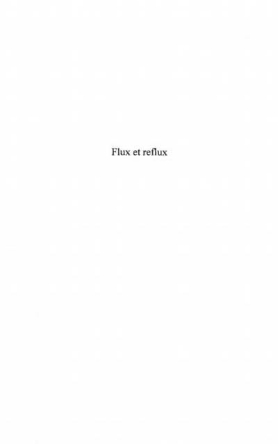 Flux et reflux - des adolescents a la ma