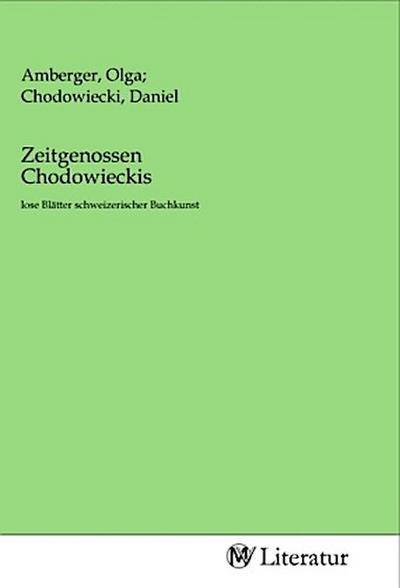 Zeitgenossen Chodowieckis