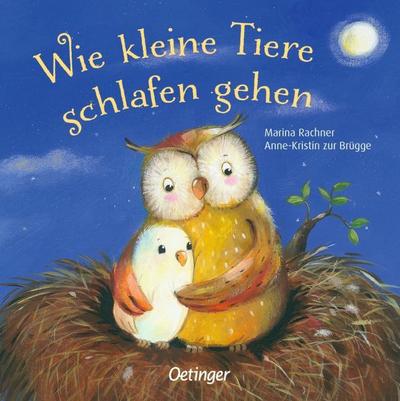 Wie kleine Tiere schlafen gehen (Pappe)