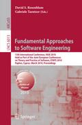 Fundamental Approaches to Software Engineering