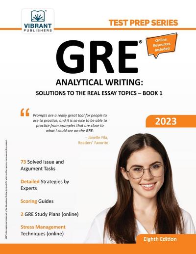 GRE Analytical Writing: Solutions to the Real Essay Topics - Book 1 (Test Prep Series)