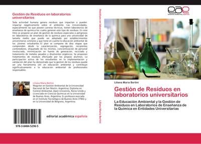 Gestión de Residuos en laboratorios universitarios