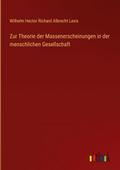 Zur Theorie der Massenerscheinungen in der menschl