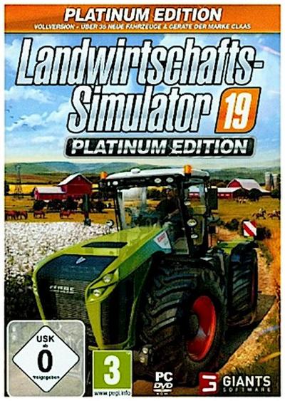 Landwirtschafts-Simulator 19, 1 DVD-ROM (Platinum Edition)