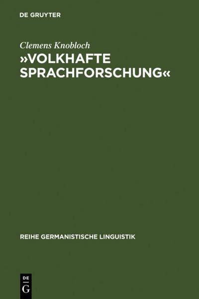 ’Volkhafte Sprachforschung’