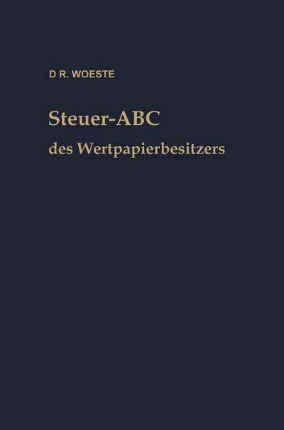 Steuer-ABC des Wertpapierbesitzers