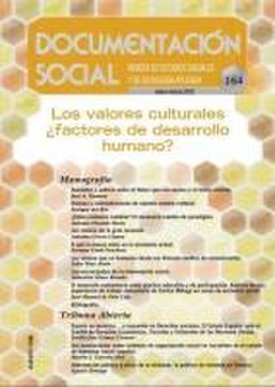 Los valores culturales : ¿factores de desarrollo humano?