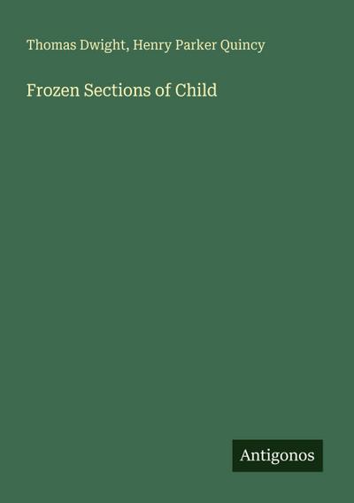 Frozen Sections of Child