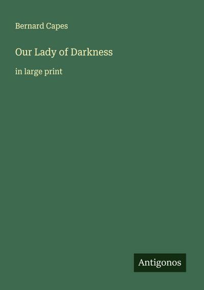 Our Lady of Darkness