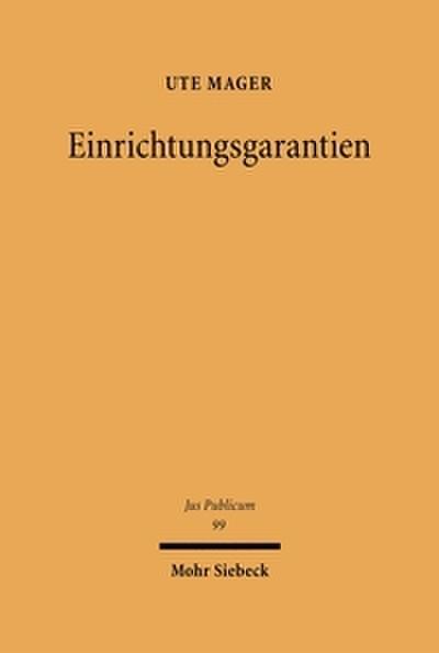Einrichtungsgarantien