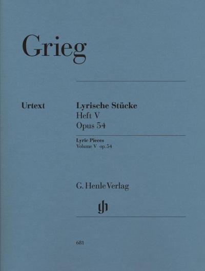 Grieg, Edvard - Lyrische Stücke Heft V, op. 54