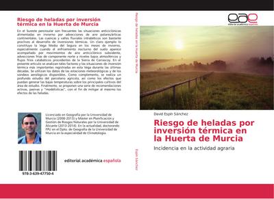 Riesgo de heladas por inversión térmica en la Huerta de Murcia