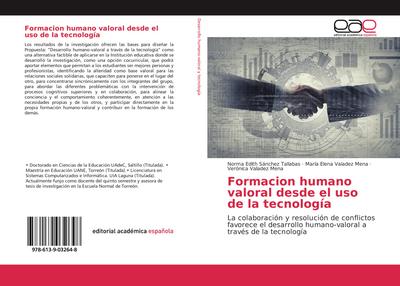 Formacion humano valoral desde el uso de la tecnología