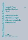 Hermeneutische Phänomenologie - phänomenologische 