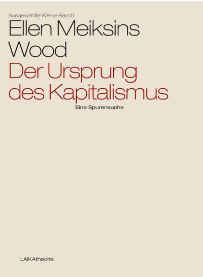 Ausgewählte Werke Der Ursprung des Kapitalismus