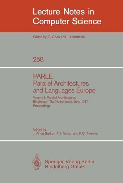 PARLE Parallel Architectures and Languages Europe