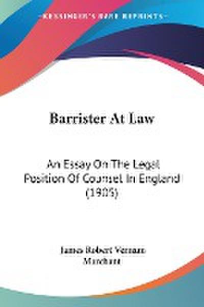 Barrister At Law