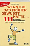 Wenn ich das früher gewusst hätte ...
