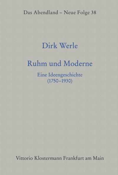 Ruhm und Moderne