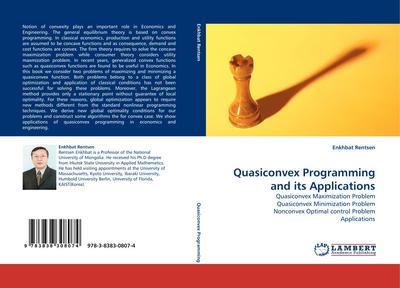 Quasiconvex Programming and its Applications