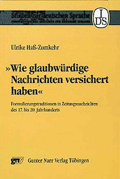 ’Wie glaubwürdige Nachrichten versichert haben’