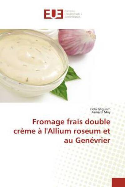 Fromage frais double crème à l’Allium roseum et au Genévrier