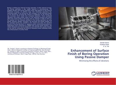 Enhancement of Surface Finish of Boring Operation Using Passive Damper