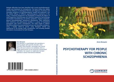 PSYCHOTHERAPY FOR PEOPLE WITH CHRONIC SCHIZOPHRENIA