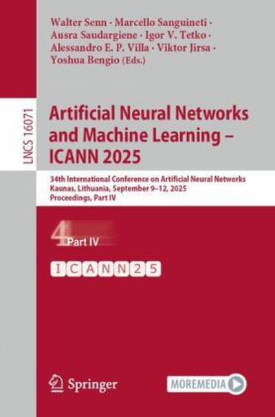 Artificial Neural Networks and Machine Learning - ICANN 2025